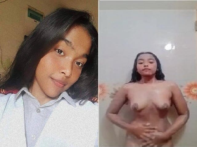 Sexy college babe nude bath video making