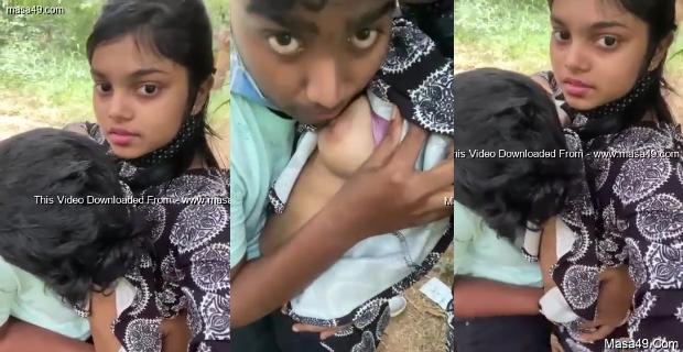 18+ Andhra girl boobs sucking outdoor sex masti