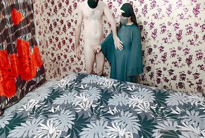 Bangladeshi milf instructs her son's friend to fuck