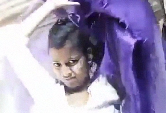 Dehati Indian girl stripping solo video