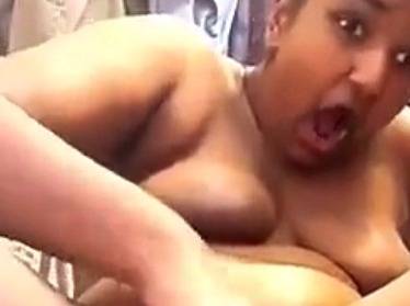 Fishing inside pussy crazy fingering