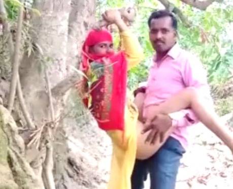 Indian Tarzan style sex with desi Mowgli