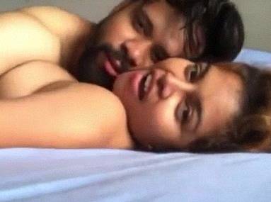 Indian belly tattooed girl naked romance with BF