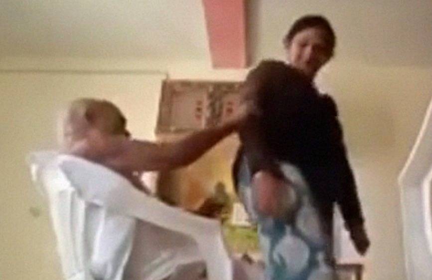 Pakistani baba with home nurse
