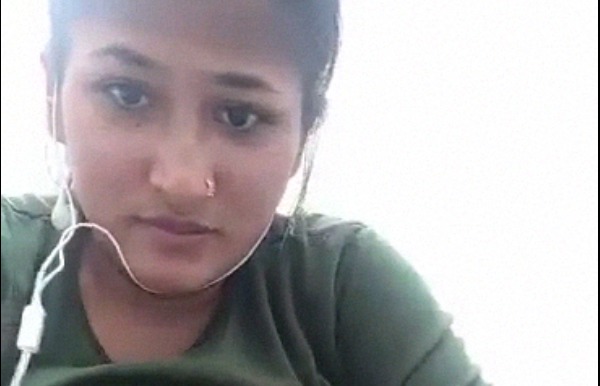 Sexy Rajshahi girl masturbating using vegetable dildo sex