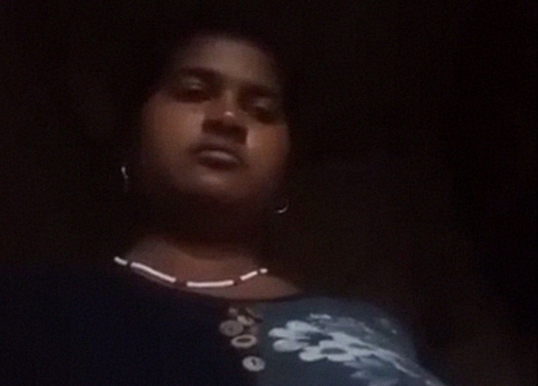 Village lady removing clothes solo video