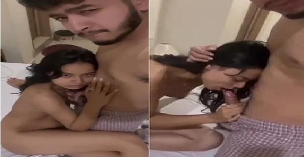 18+ Gf oyo room me boyfriend ka lund chusti hai