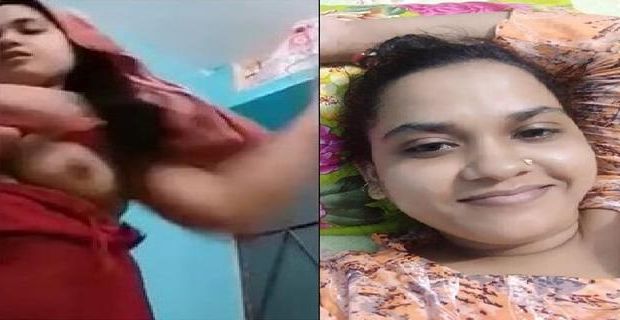 Chubby ladki ki boobs show camera samne kadpe pahankar