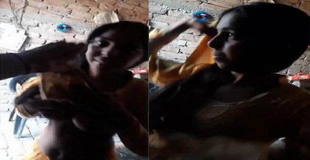 Dehati Bihari saali ki boobs show Indian mms leaked