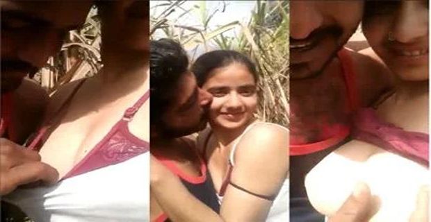Dehati ladki ki kissing lover sath kheti me romance
