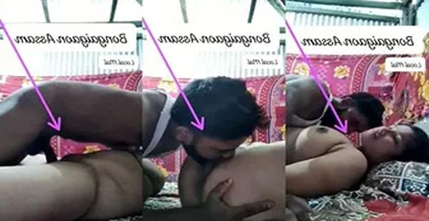 Dehati wife ki boobs sucking boyfriend sath nangi sex masti