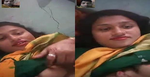 Desi mms village bhabhi ki boobs show video call par