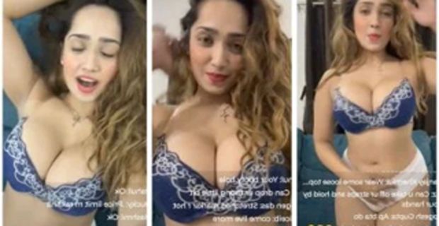 Desi sexy model Aditi Mistry ki bra panty porn cam show