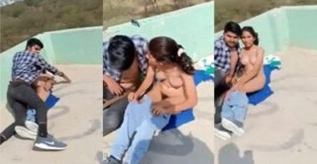 Khule me couple ko sex karte pakda padosi ne hot scene