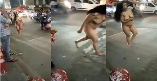 Kolkata girl nude walking road par boobs aur gaand dikhakar