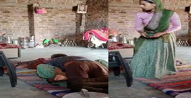 Mature dehati bhabhi devar sex khule me chodan