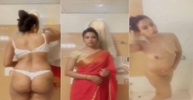 Meri wife saree utari aur badi gaand dikhayi mms