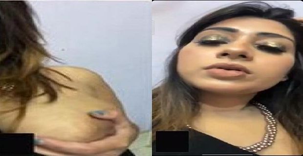 Noida sexy call girl ki boobs press video call par