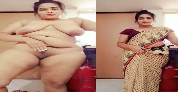 Randi wife saree strip karke big boobs dikhayi