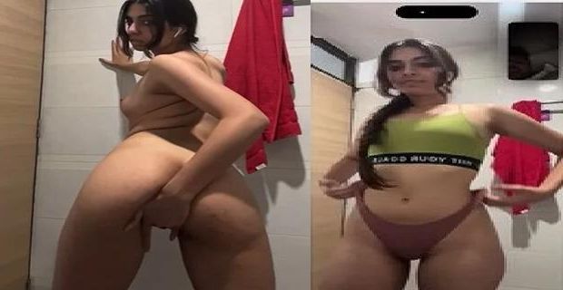 Sexy ass girl bra panty utari video call par nude mms