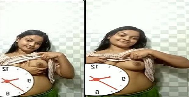 Sexy desi girl video call par boobs show bf ko nude