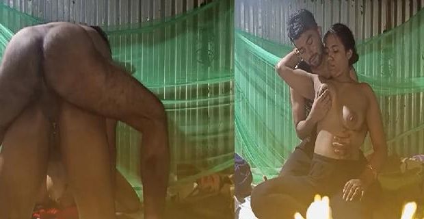 Village bhabhi ki hard sex gaand me lund lekar nangi