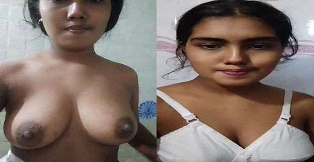 White bra me big boobs dikhayi chudasi ladki nangi
