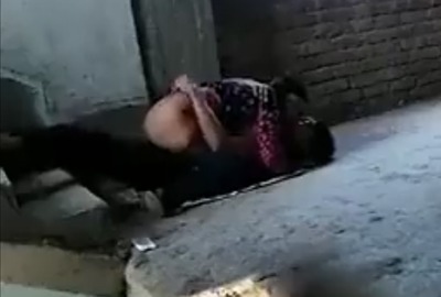 A couple's xxx Indian sex in under construction building
