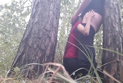 Delhi girl sucks her lesbian boss's pussy outdoors