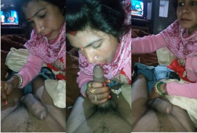 Desi sex MMS of a cheating wife sucking her devar's dick