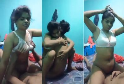 Desi sex of a horny babe riding on her skinny BF's dick