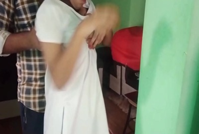 Fucking my 18 yr old sister's asshole in dehati sex video