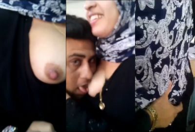 Maldivian man sucks his hijabi colleague's boobs in bf video