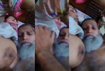 Old pervert fucks his son's wife in Bangladeshi sex