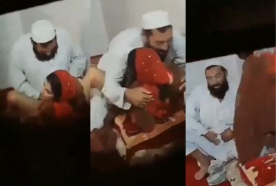 Pakistani sex MMS of a Maulana fucking his maid secretly