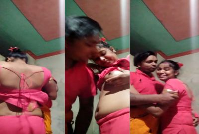 Perverted Jija sucks his sali's boobs in Indian bf