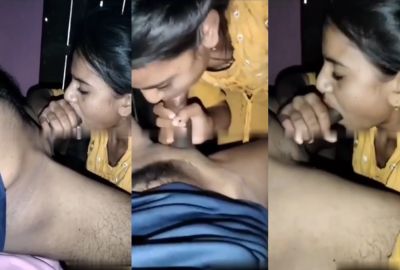 Uncle shoots Niece's desi sex MMS while sucking his dick