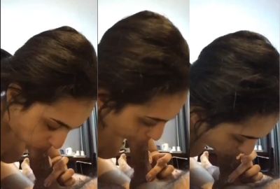 Young secretary sucks her boss's dick in desi blowjob porn