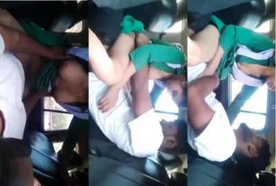 College girl's Bangladeshi chuda chudi in a car