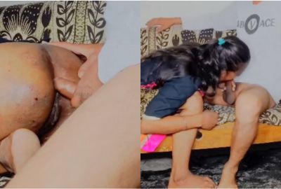 Desi sex video of a stepbrother drilling stepsister's ass