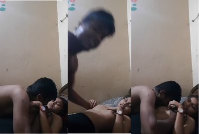 Guy exposes his desi GF's naked body in Tamil porn