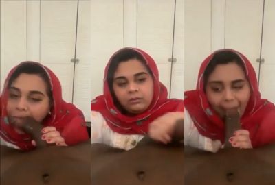 Hijabi lady's blowjob in Bangladeshi xvideo