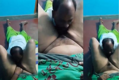 Desi porn of servent licking his mistress's pussy