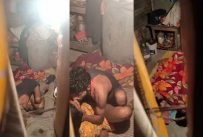 Neighbor spies and shoots his friend's Bangla sex video